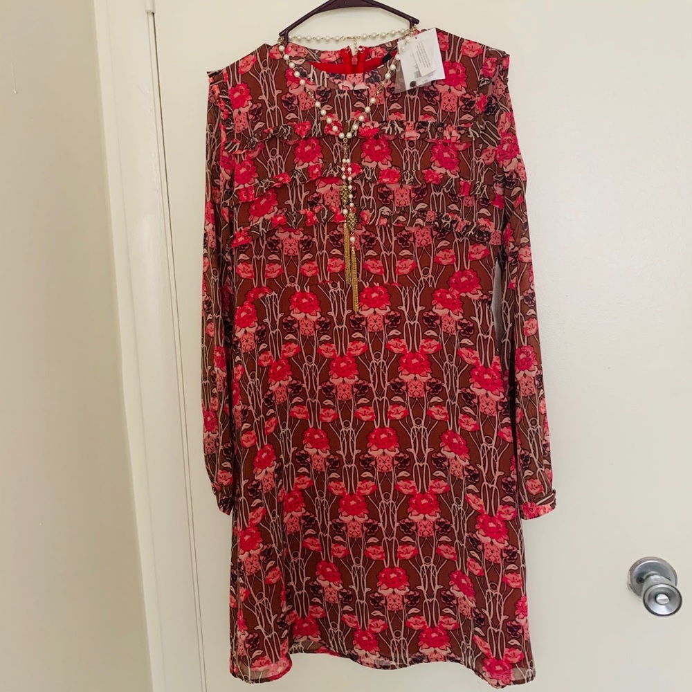 Floral print dress from TopShop